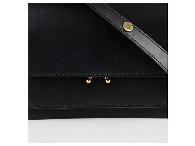 Marni Borsa a Spalla Crossbody Medium Trunk Nero - vista 2