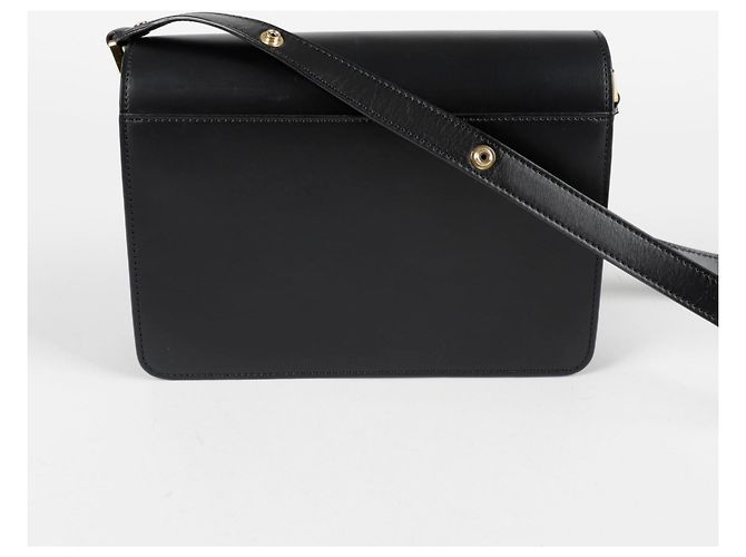 Marni Borsa a Spalla Crossbody Medium Trunk Nero - vista 4
