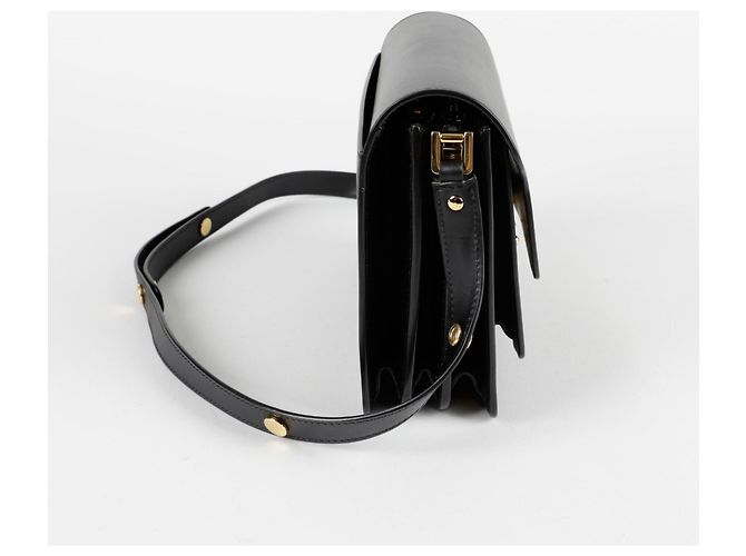 Marni Borsa a Spalla Crossbody Medium Trunk Nero - vista 5