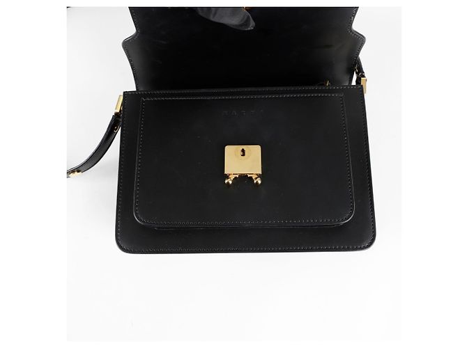 Marni Borsa a Spalla Crossbody Medium Trunk Nero - vista 9