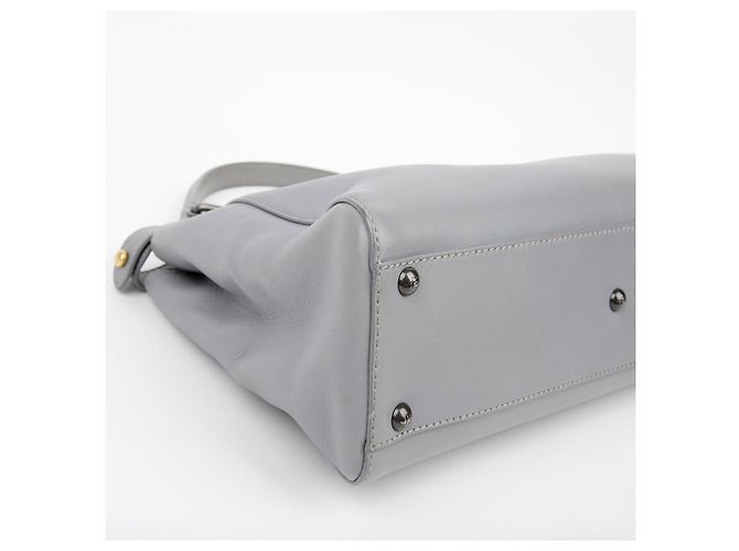 Fendi Borsa a Spalla Peekaboo Medium Tote Marrone - vista 10