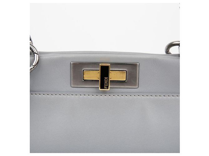 Fendi Borsa a Spalla Peekaboo Medium Tote Marrone - vista 3