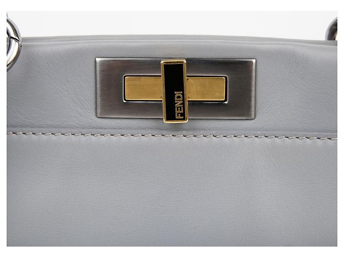 Fendi Borsa a Spalla Peekaboo Medium Tote Marrone - vista 5