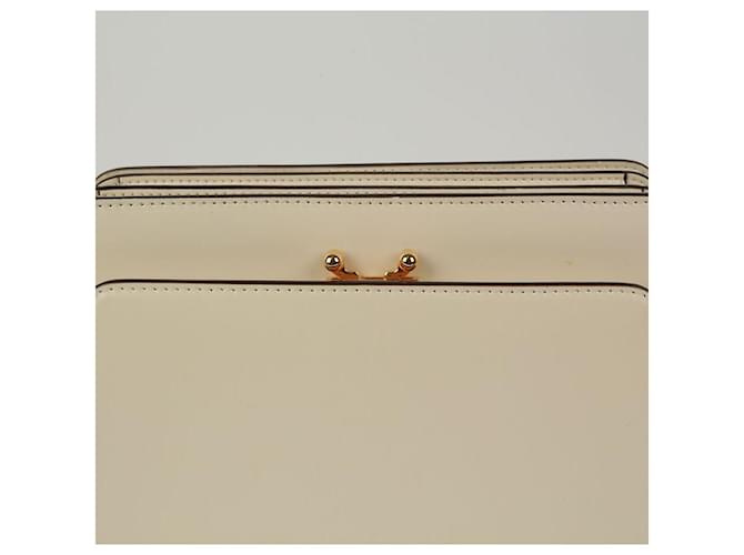 Marni Borsa a tracolla media Reverse Trunk Bianco - vista 3