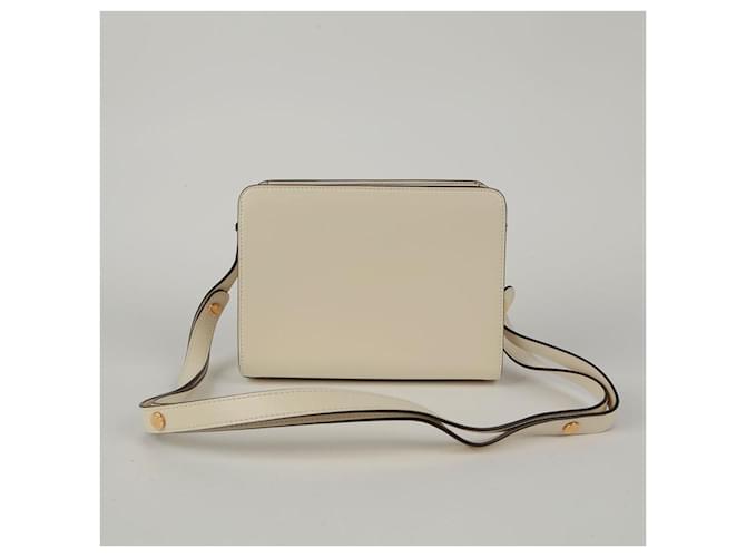 Marni Borsa a tracolla media Reverse Trunk Bianco - vista 5