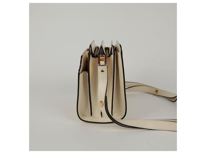 Marni Borsa a tracolla media Reverse Trunk Bianco - vista 6