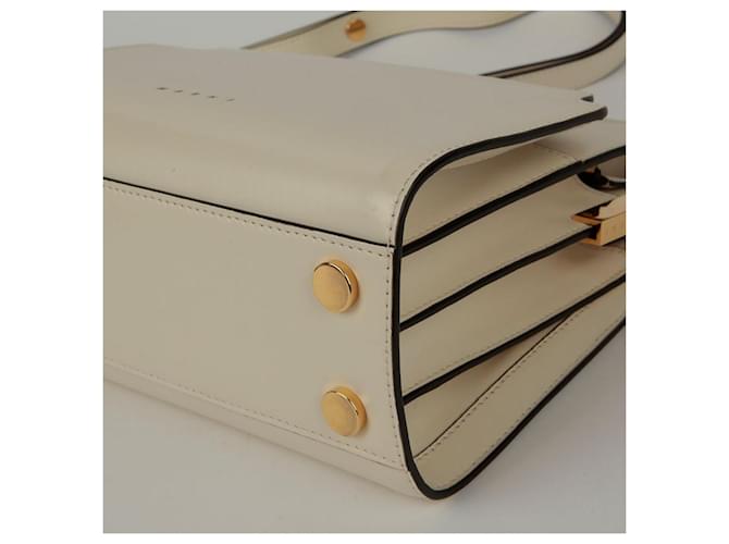 Marni Borsa a tracolla media Reverse Trunk Bianco - vista 8