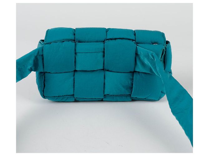 Cassette Bottega Veneta Bolsa de cintura em tech acolchoado Branco - vista 3