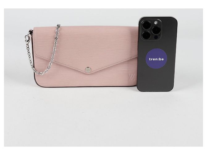 Louis Vuitton Pochette Felicie a tracolla Rosa - vista 12