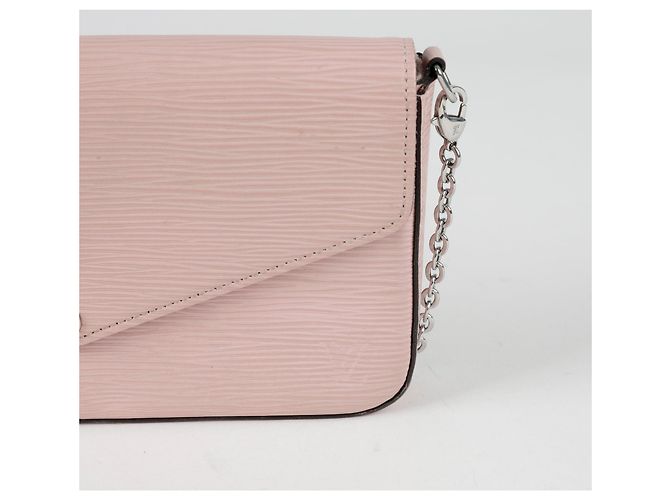 Louis Vuitton Pochette Felicie a tracolla Rosa - vista 3