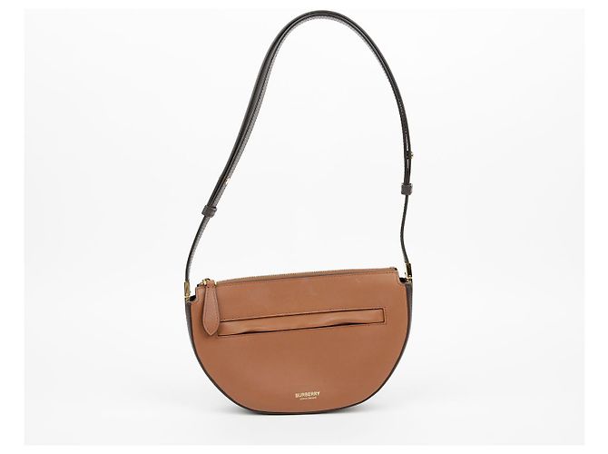Burberry Borsa a Spalla Olimpia Mini Marrone - vista 2