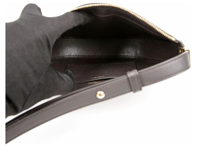 Burberry Borsa a Spalla Olimpia Mini Marrone - vista 9