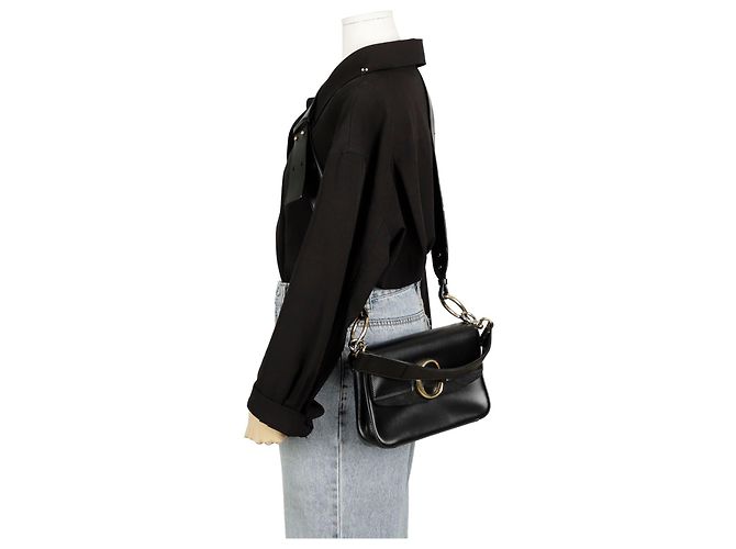 Chloé Borsa a spalla doppia Carry Nero - vista 12