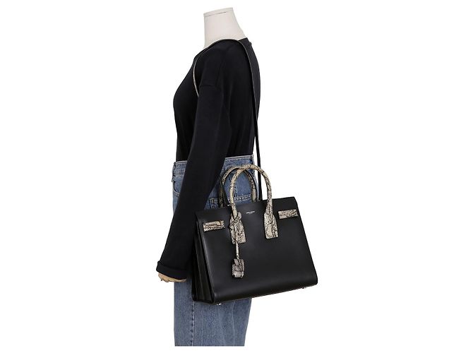 Saint Laurent Piccola borsa a spalla Nero - vista 9
