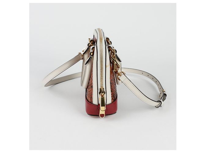 Gucci Bolsa de ombro mini Horsebit em python com alça superior - vista 3