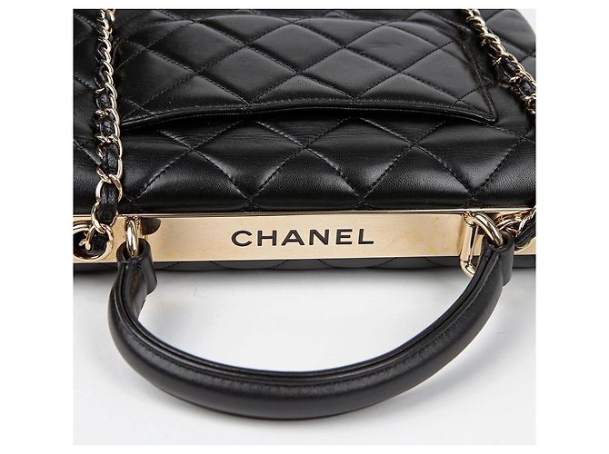 Trendy CC Chanel Borsa a spalla piccola CC alla moda Nero - vista 11