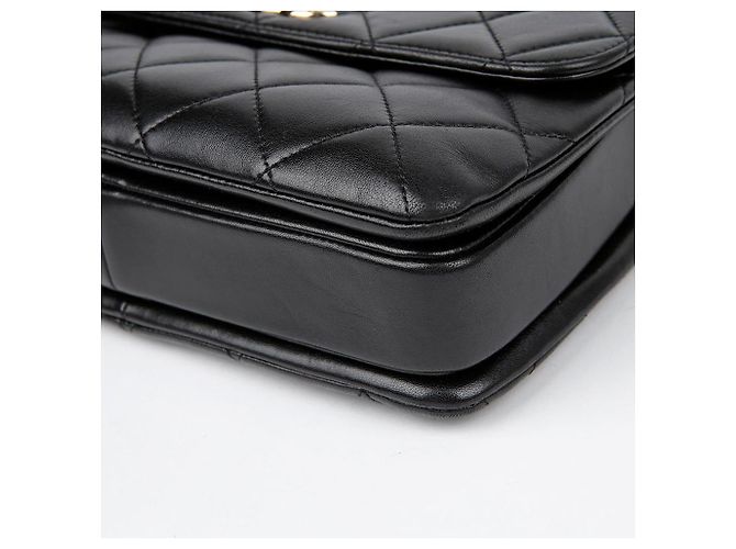 Trendy CC Chanel Borsa a spalla piccola CC alla moda Nero - vista 9