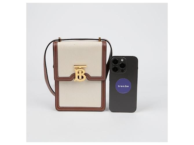 Burberry Borsa a spalla incrociata TB Romyn Mini Marrone - vista 8
