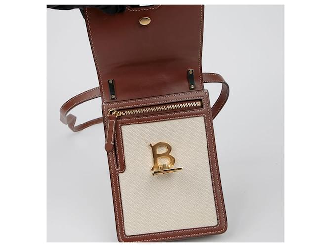 Burberry Borsa a spalla incrociata TB Romyn Mini Marrone - vista 9