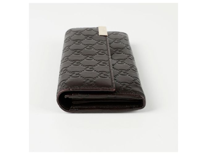 Gucci Cartera larga GG Flap Castaño - vista 4