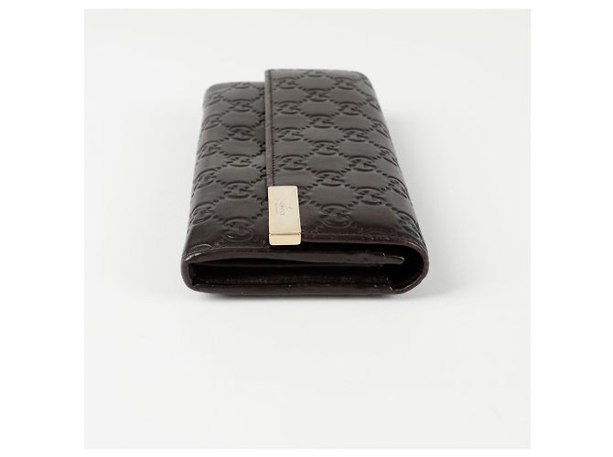 Gucci Cartera larga GG Flap Castaño - vista 6