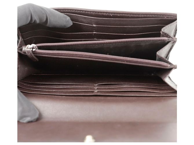 Gucci Cartera larga GG Flap Castaño - vista 8