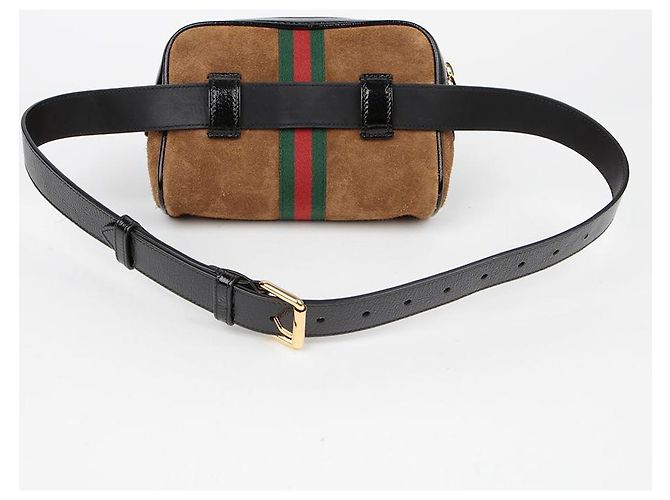 Gucci Borsa a tracolla GG Ophidia Marrone - vista 4
