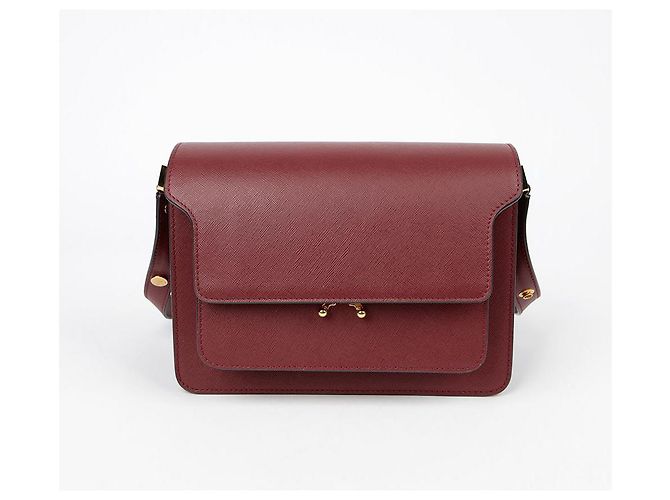 Marni Borsa a Spalla Crossbody Medium Trunk Rosso - vista 2