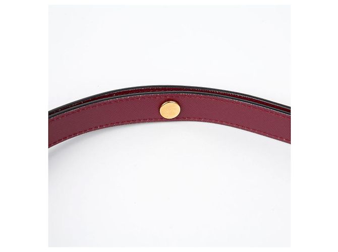 Marni Borsa a Spalla Crossbody Medium Trunk Rosso - vista 6
