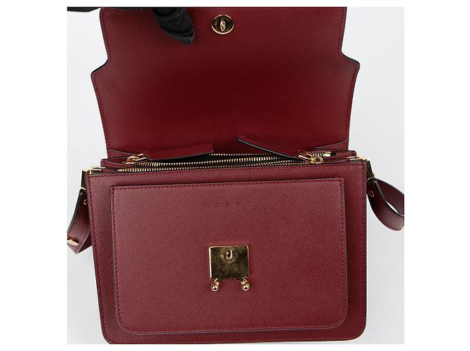 Marni Borsa a Spalla Crossbody Medium Trunk Rosso - vista 8