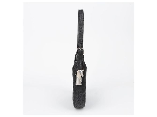 Burberry Borsa a Spalla Piccola Chess Nero - vista 3