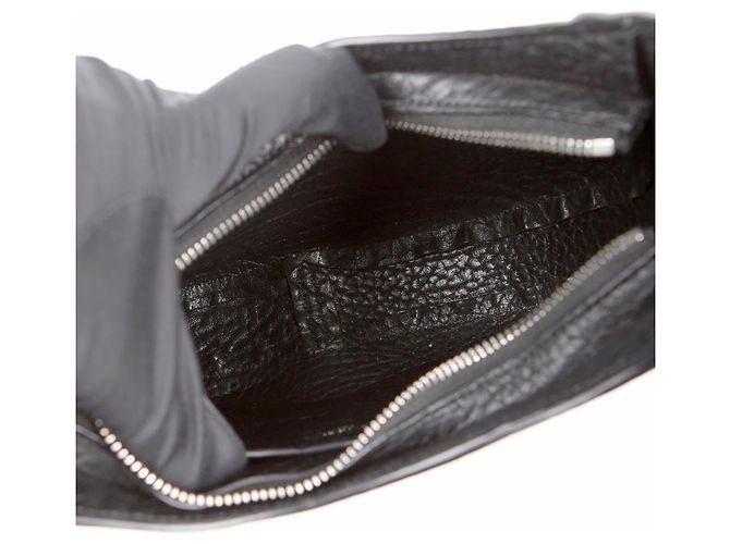 Burberry Borsa a Spalla Piccola Chess Nero - vista 7
