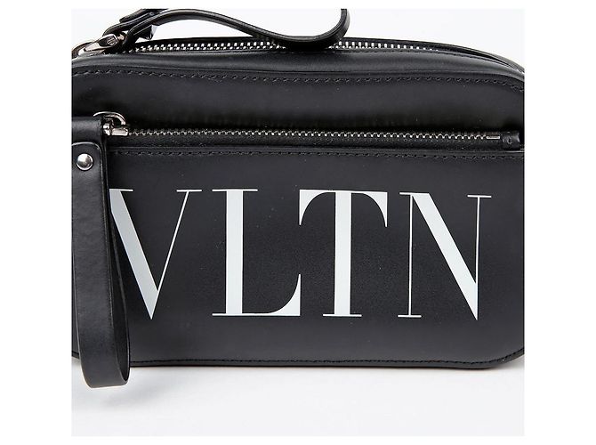 Valentino Borsa a tracolla con logo Nero - vista 3