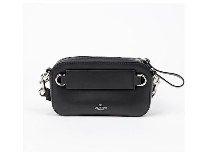 Valentino Borsa a tracolla con logo Nero - vista 4