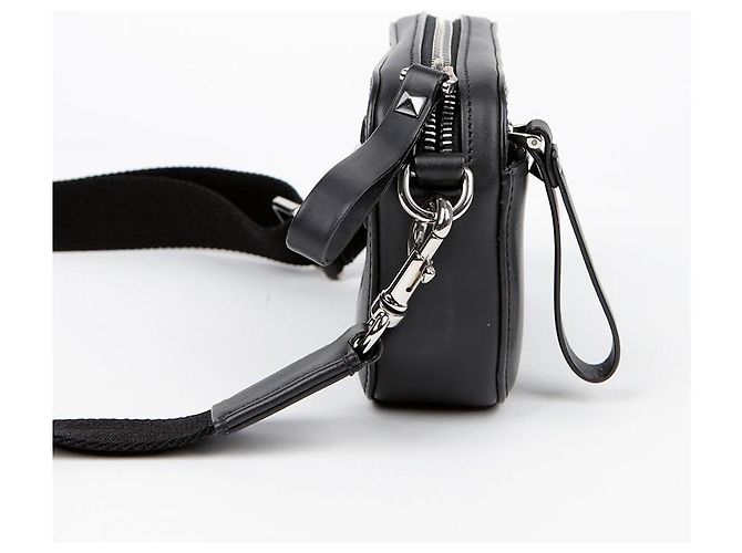 Valentino Borsa a tracolla con logo Nero - vista 5