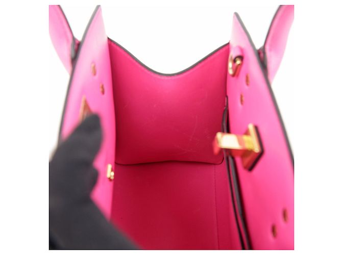 Salvatore Ferragamo Borsa a spalla Studio Box Small Tote Rosa - vista 11