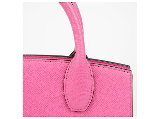 Salvatore Ferragamo Borsa a spalla Studio Box Small Tote Rosa - vista 5