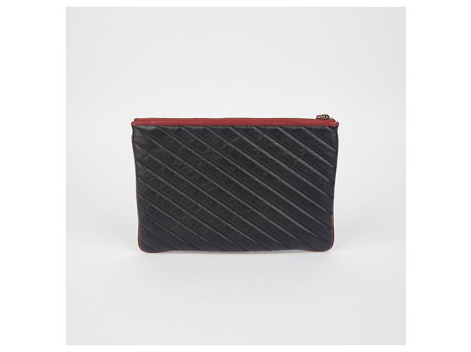 Gucci Clutch GG Marmont Nero - vista 3