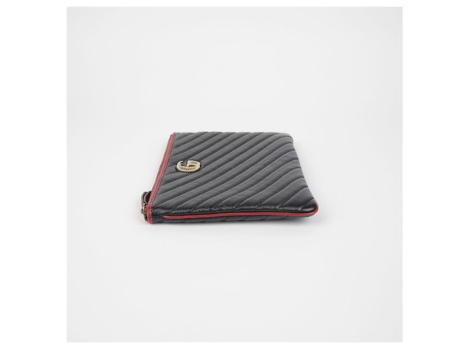 Gucci Clutch GG Marmont Nero - vista 4
