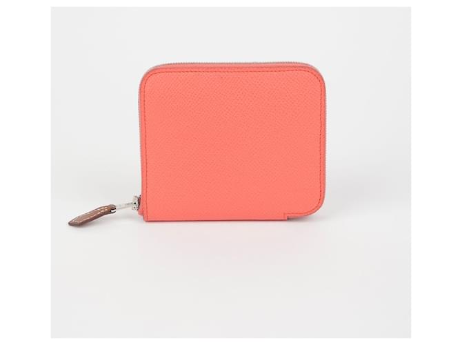 Hermès Billetera Compacta de Seda Ajab Rosa - vista 2
