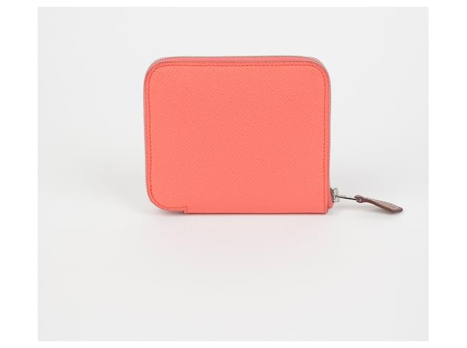 Hermès Billetera Compacta de Seda Ajab Rosa - vista 4