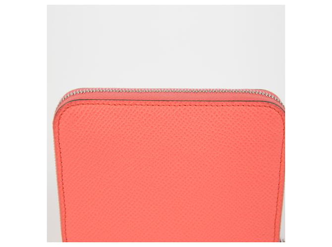 Hermès Billetera Compacta de Seda Ajab Rosa - vista 5