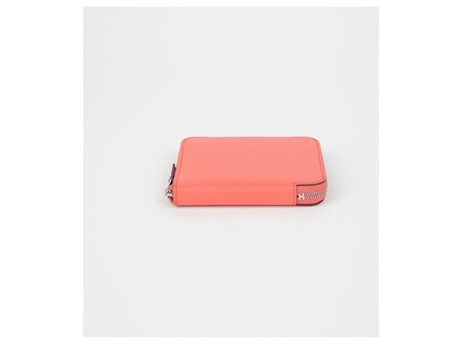 Hermès Billetera Compacta de Seda Ajab Rosa - vista 7