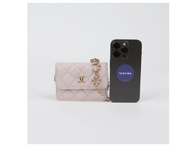 Chanel Bolsa transversal Miss Coco Mini em couro caviar Roxo - vista 10