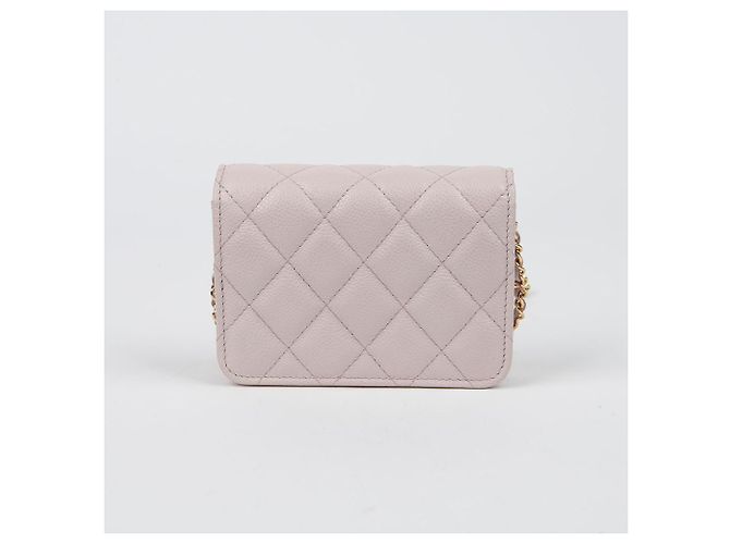 Chanel Bolsa transversal Miss Coco Mini em couro caviar Roxo - vista 4