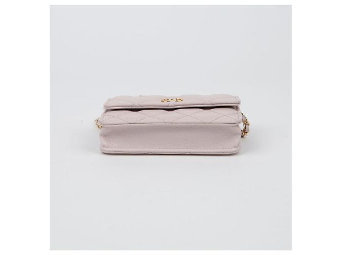 Chanel Bolsa transversal Miss Coco Mini em couro caviar Roxo - vista 6