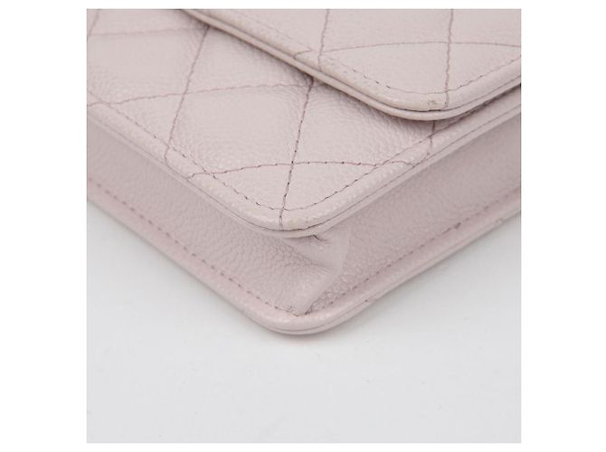 Chanel Bolsa transversal Miss Coco Mini em couro caviar Roxo - vista 8