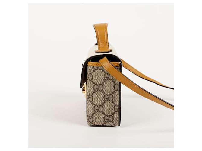 Gucci Mini Tote e Borsa a Spalla Paddlelock Marrone - vista 4