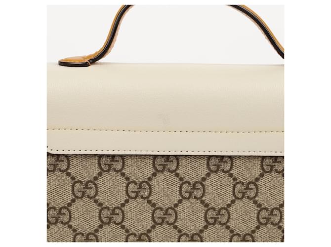 Gucci Mini Tote e Borsa a Spalla Paddlelock Marrone - vista 6