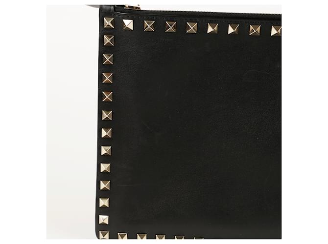 Valentino Clutch Rockstud Nero - vista 2